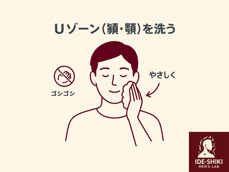 メンズ洗顔の正しいやり方解説画像④