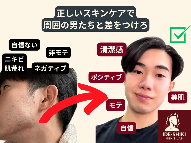 スキンケアを生活に取り入れると、人生が変わる